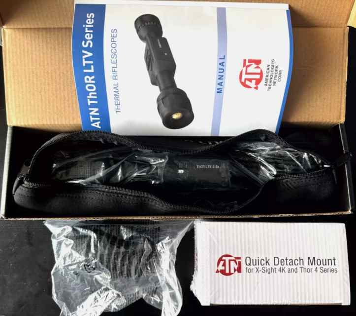 Brand New ATN Thor LTV 3-9X w/ Quick Detach Mount