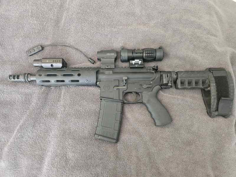 Marked Radical Firearms 300 blk pistol/ rifle 