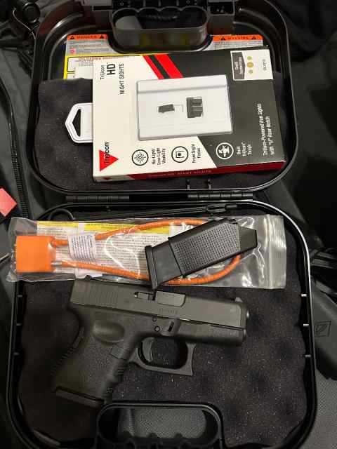 BRAND NEW Glock 26 + Trijicon HD NS FOR SALE