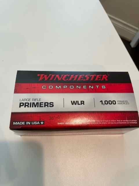 New Production Winchester Large Rifle Primer 1K