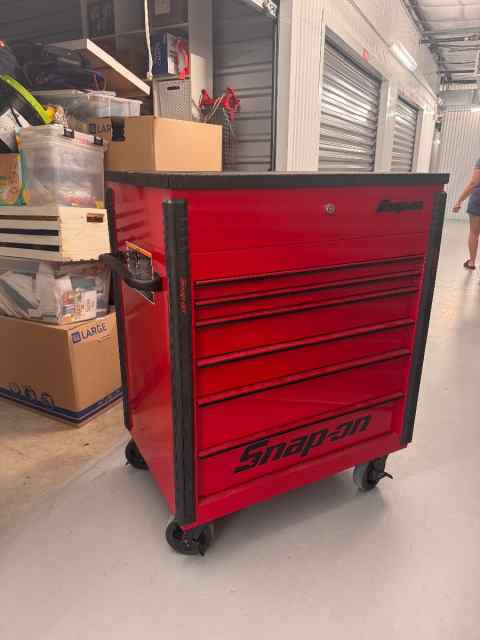 New snap on box full of tools