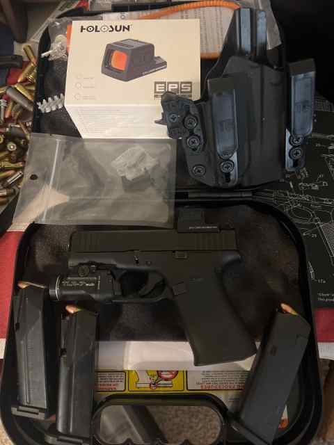 Glock 43x MOS w/ EPS Carry/Shield Arms/Streamlight