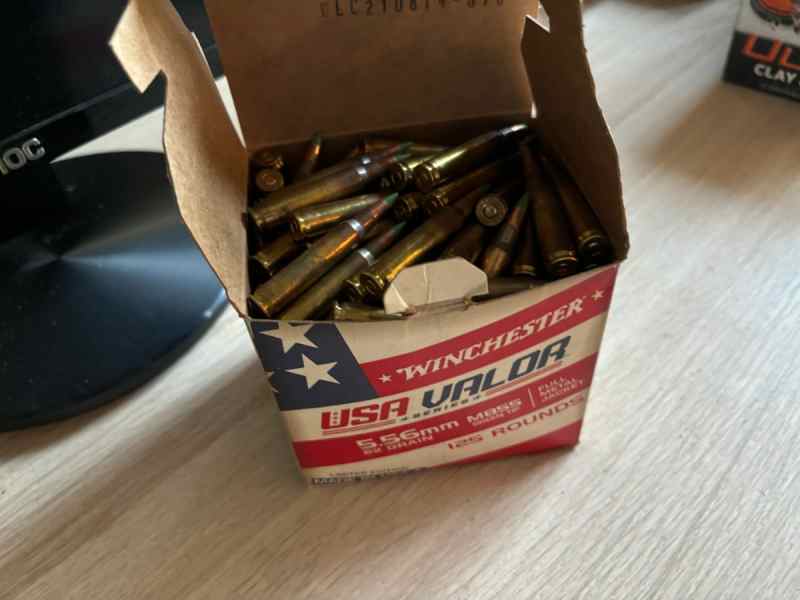 Winchester USA Valor 5.56mm Green Tips 163 Rounds