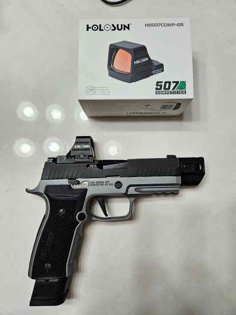 Sig P320 AXG + Comp + Holosun 507 Comp-GR