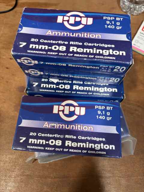 7MM-08 Remington, $0.85/rd (Boerne)