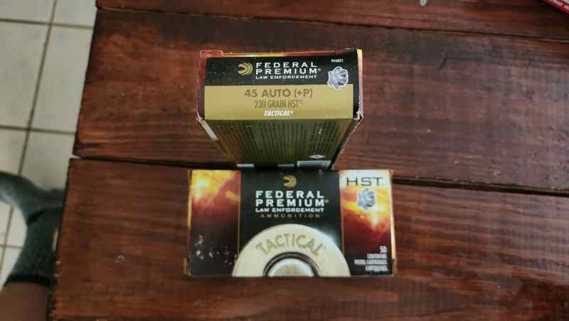 Federal HST .45 +P 230gr 100 rounds