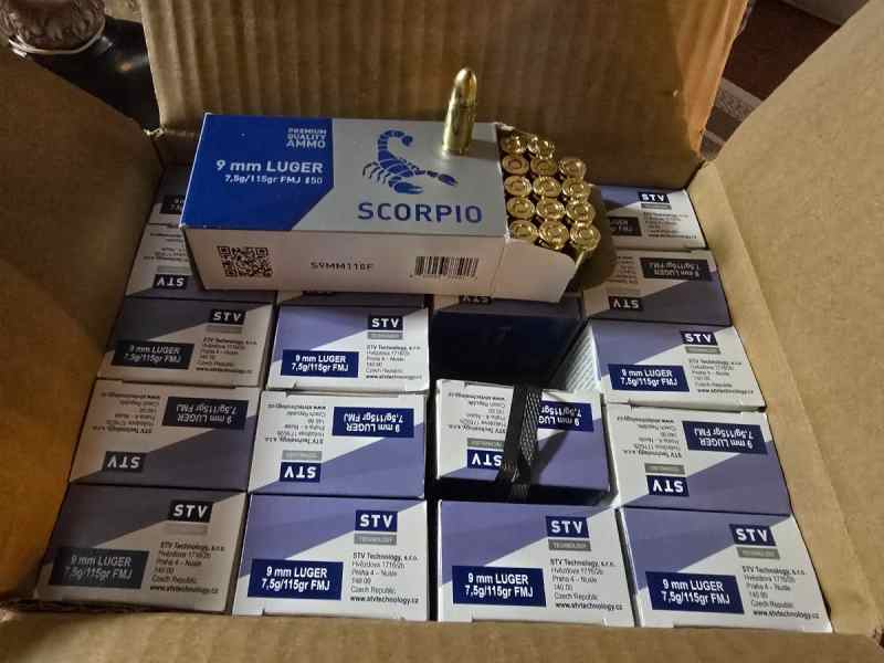 Scorpion STV 9MM 115 grain