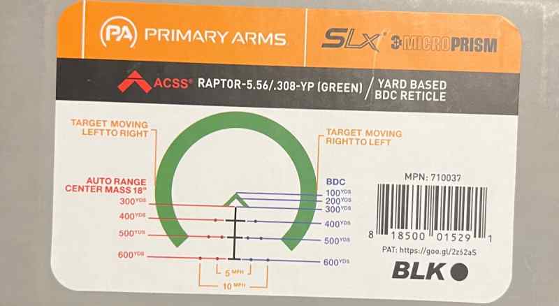 Primary Arms 3x Prism