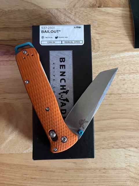 Benchmade bailout 2023 shot show LE