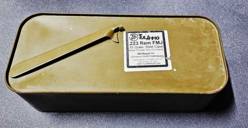 223 Remington 55 Grain Military Sealed Tin of 500