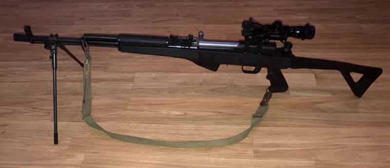 Norinco SKS Folding Polymer Stock, Optic, Bipod