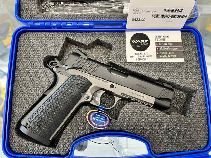 GIRSAN MC1911C 45ACP 4.4&quot; 8RD TWO TE (WARF ARMS)