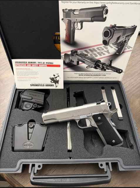Springfield 1911 TRP stainless tactical package 
