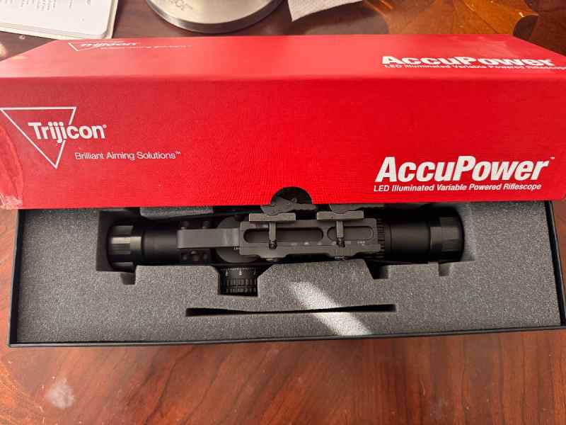Trijicon AccuPower 1-8x28mm Riflescope MIL 