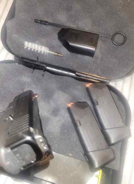 Glock 26 9mm  W/ night sights and ammo