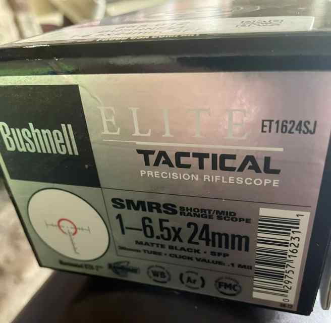 Bushnell Elite Tactical 1-6.5x24mm SMRS with BTR-2