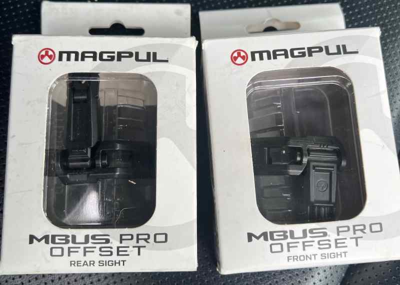 magpul mbus pro offset sight set