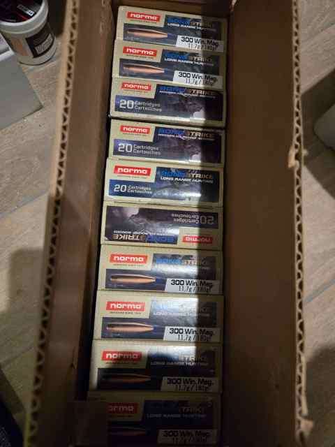 New !! Norma Bondstrike 300wm 180gr - For Sale 