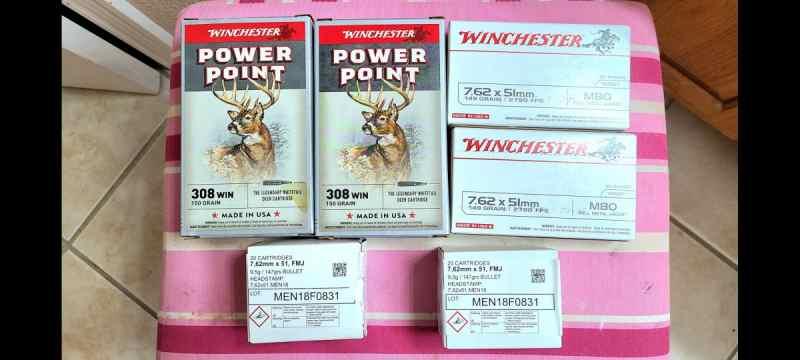 308 &amp; 7.62x51 Ammo