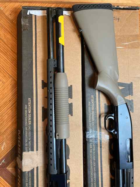 Two Unfired Mossberg Maverick 12 Gauge 8 shot