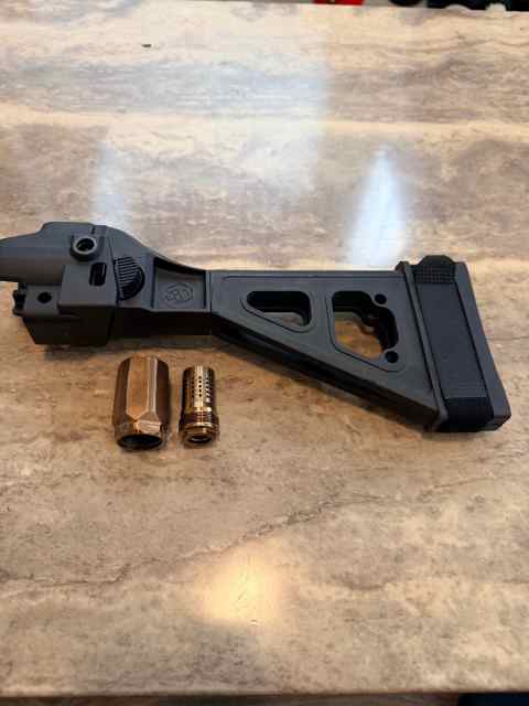MP5 brace, Q cherry bomb and Whistle Tip
