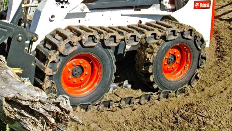 Metal Tracks for Wheeled bobcat skidsteer