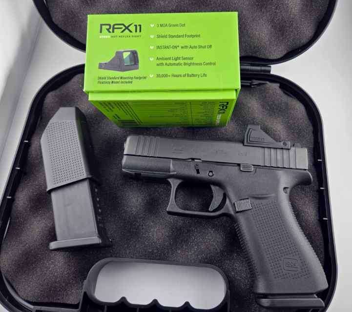 Glock G43x 9mm Subcompact Pistol w/Green Dot🌟 NIB