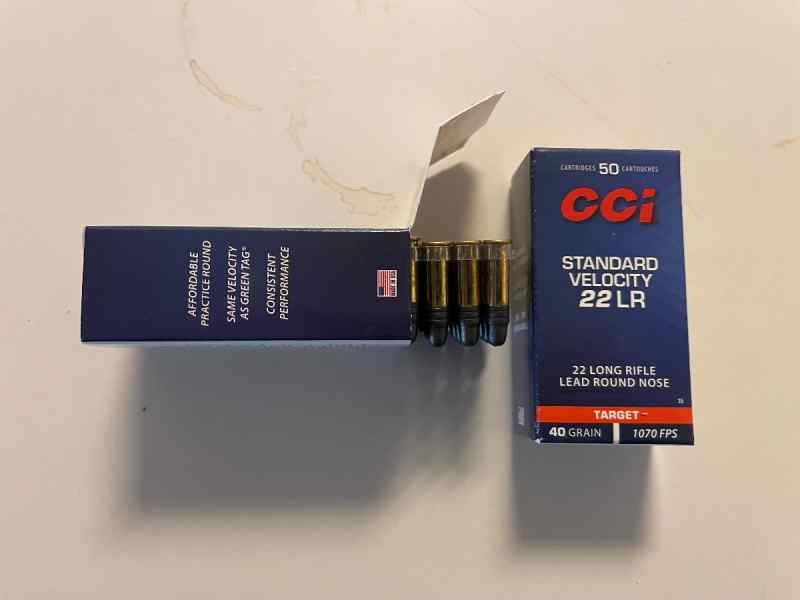 5K rounds of CCI Standard Velocity - 22LR 