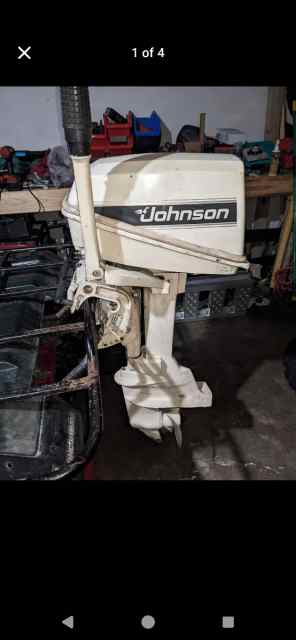 81 Johnson Seahorse 4.5hp outboard for trade 