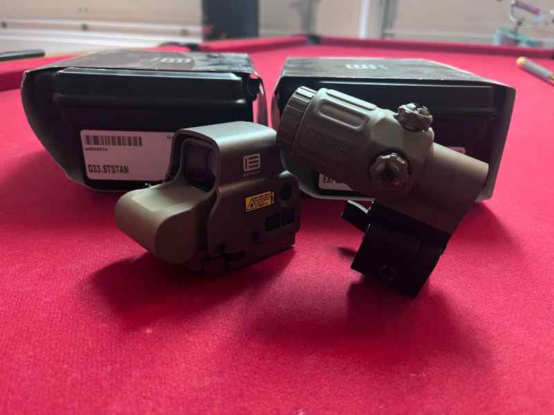 Eotech Tan EXPS3 with G33 magnifier 