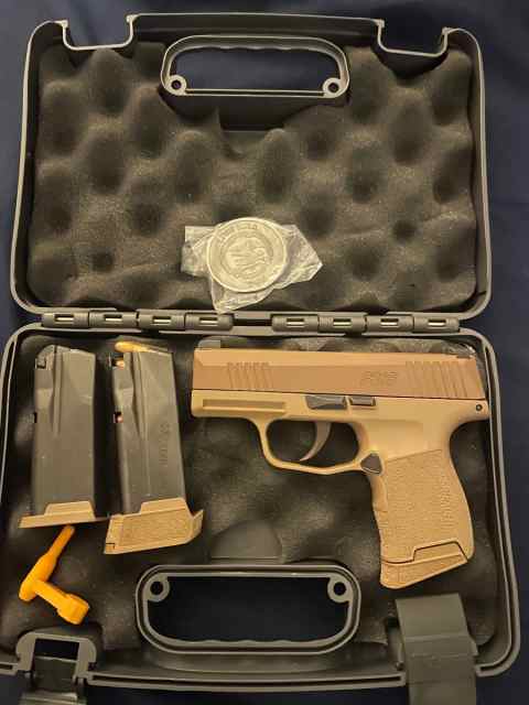 Sig Sauer P365 NRA Coyote brown 