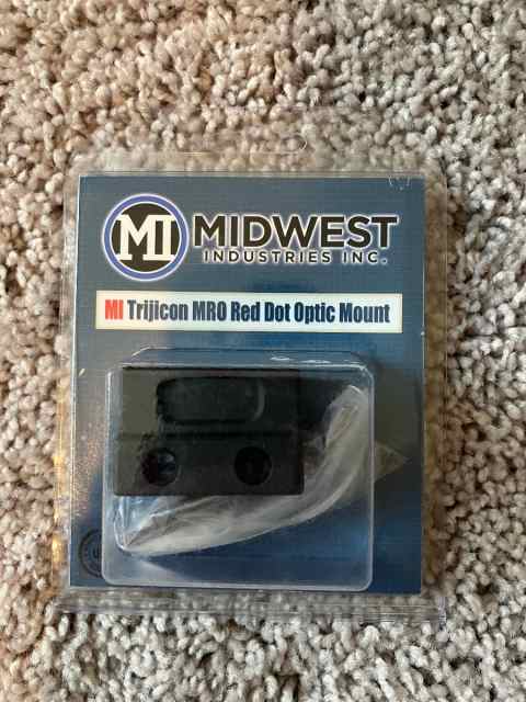 Non-QD Mount for Trijicon MRO Midwest Industries 