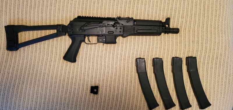 Kalashnikov USA KP-9 Pistol w/ KUSA 5.5mm Brace