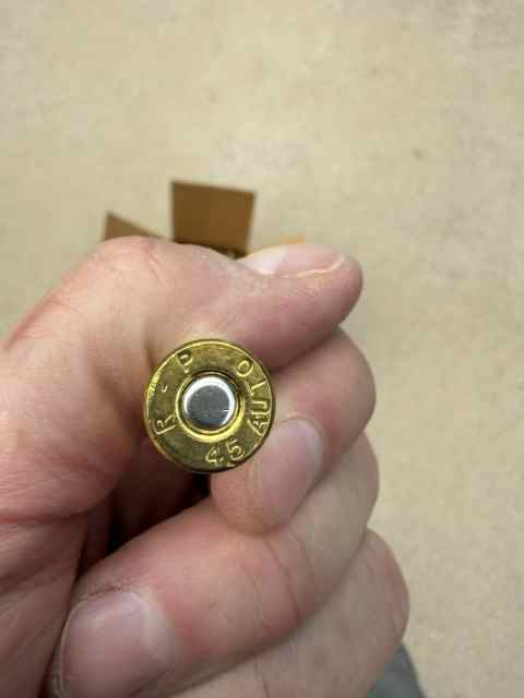 .45 ACP 230 gr FMJ 500 rds reloads
