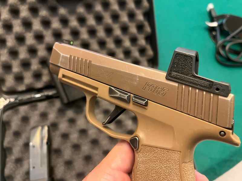 P365XL Coyote Tan with Romeo Zero WTS/WTT