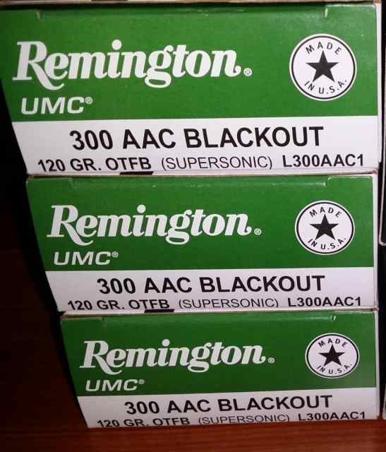 Remington UMC 120gr OTFB 300blk
