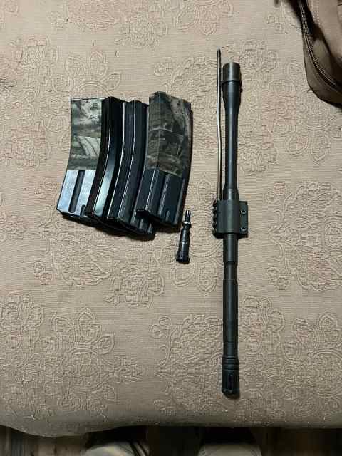 5.45x39 barrel, bolt, gas block/tube,and mags FSFT