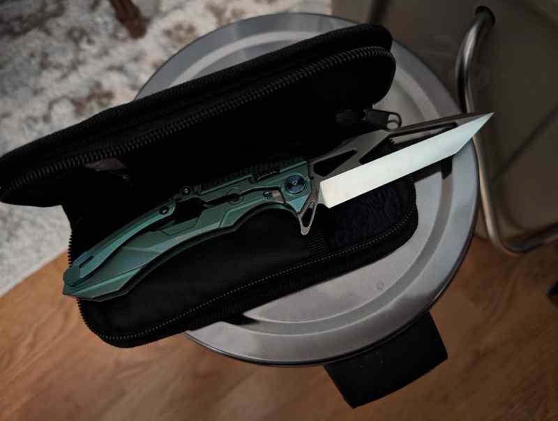 Rike Knife M1 Framelock Green Folding Knife m1g
