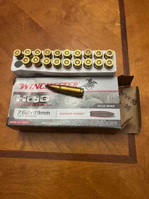 Winchester Hog Special 7.62x39 123 grain 20 rounds