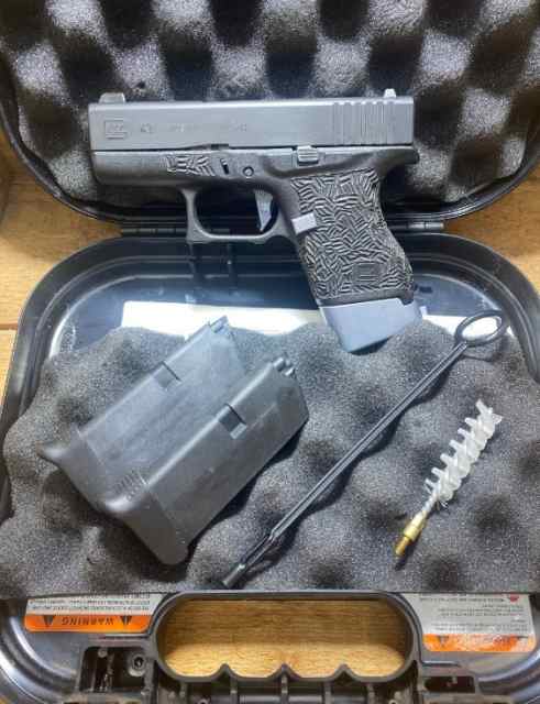  Glock 43 9MM Semi-auto pistol HYVE mags 6 rounds