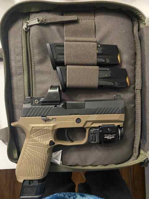 Sig Sauer p-320 Wilson combat Optic ready. 