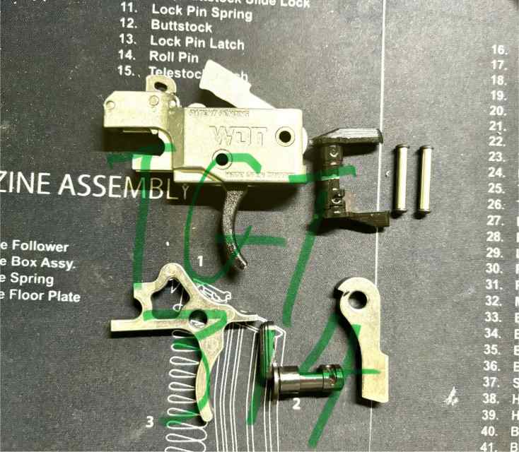 WOT FRT trigger w/ 3P Upgrade &amp; Original 2P Parts