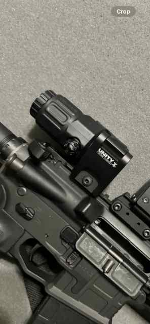 Eotech magnifier and riser 