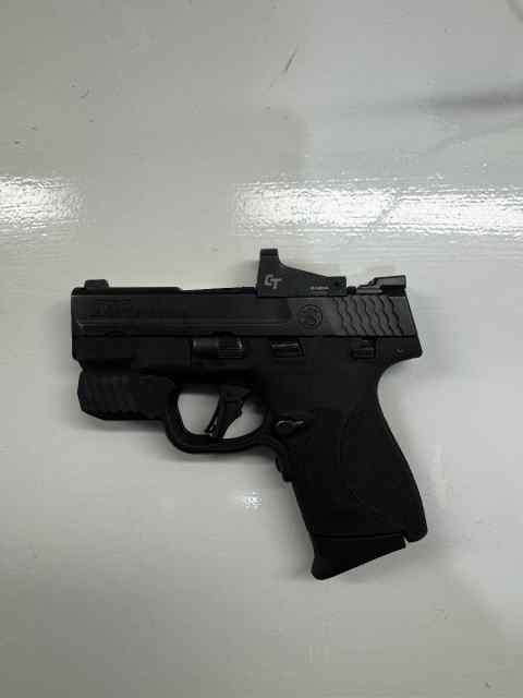 S&amp;W M&amp;P 9 Shield Plus w CT Optic and laser guard