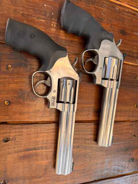 (2) S&amp;W Revolver SS 686-6 357 mag 648 22 mag