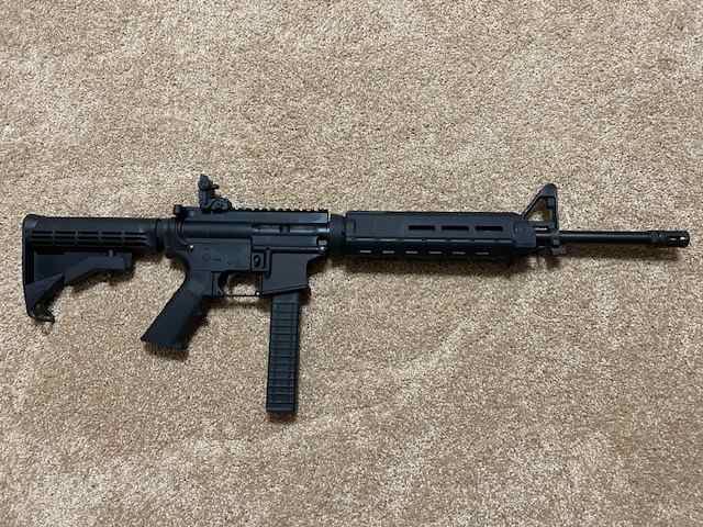 AR-15 9mm With 300 Rounds of Ammo