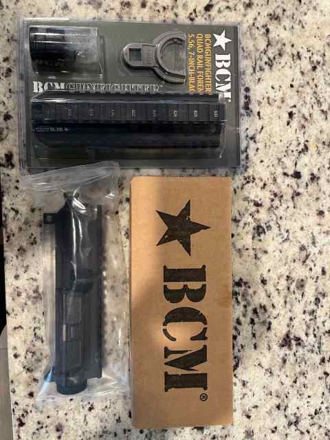 New BCM upper and BCM QRF 7 inch quadrail $300