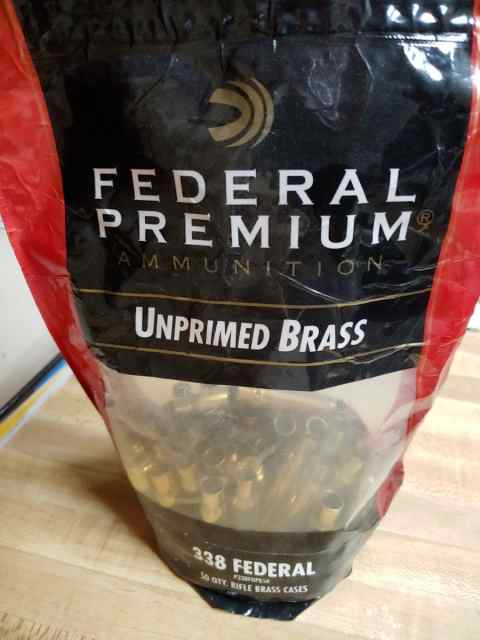New .338 FEDERAL Brass - 50 for $30.00 