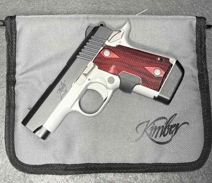 Kimber Micro 9 Crimson carry 9MM with 3 magazines 