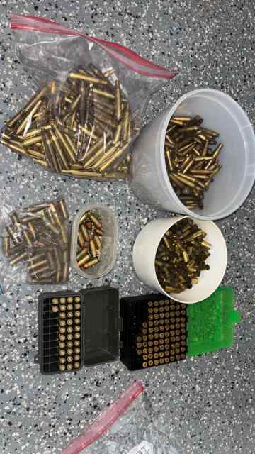 Free brass (.270,45 auto, .223, 44 rem mag.) 